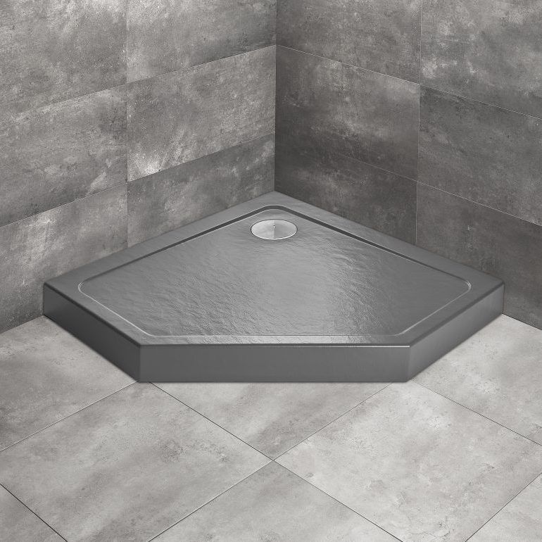 Душевой поддон Radaway Doros PT Compact Stone Anthracite 90x90