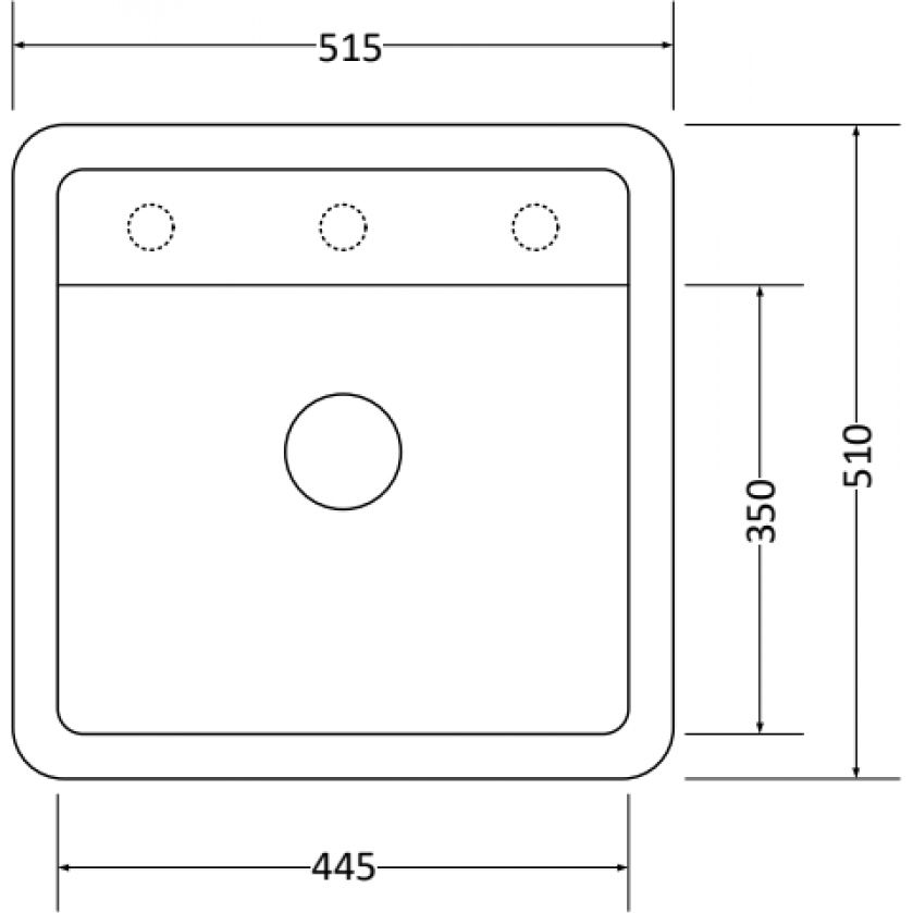 Мойка ZorG Como 51 песчаный берег