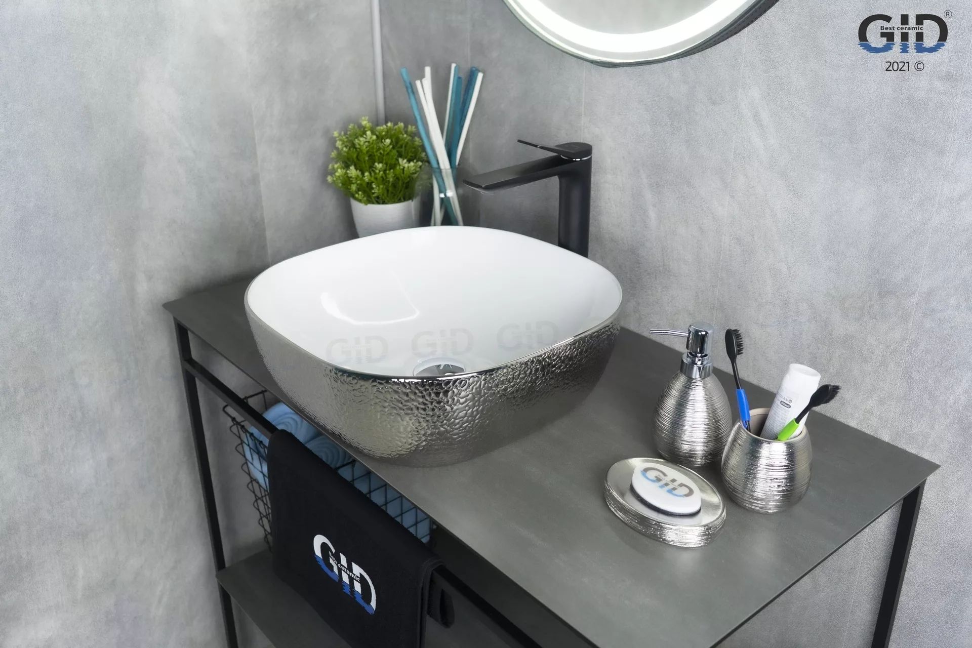 Умывальник Gid D1301H021 42.5x42.5, 53302