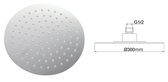 Тропический душ круглый Gappo G29