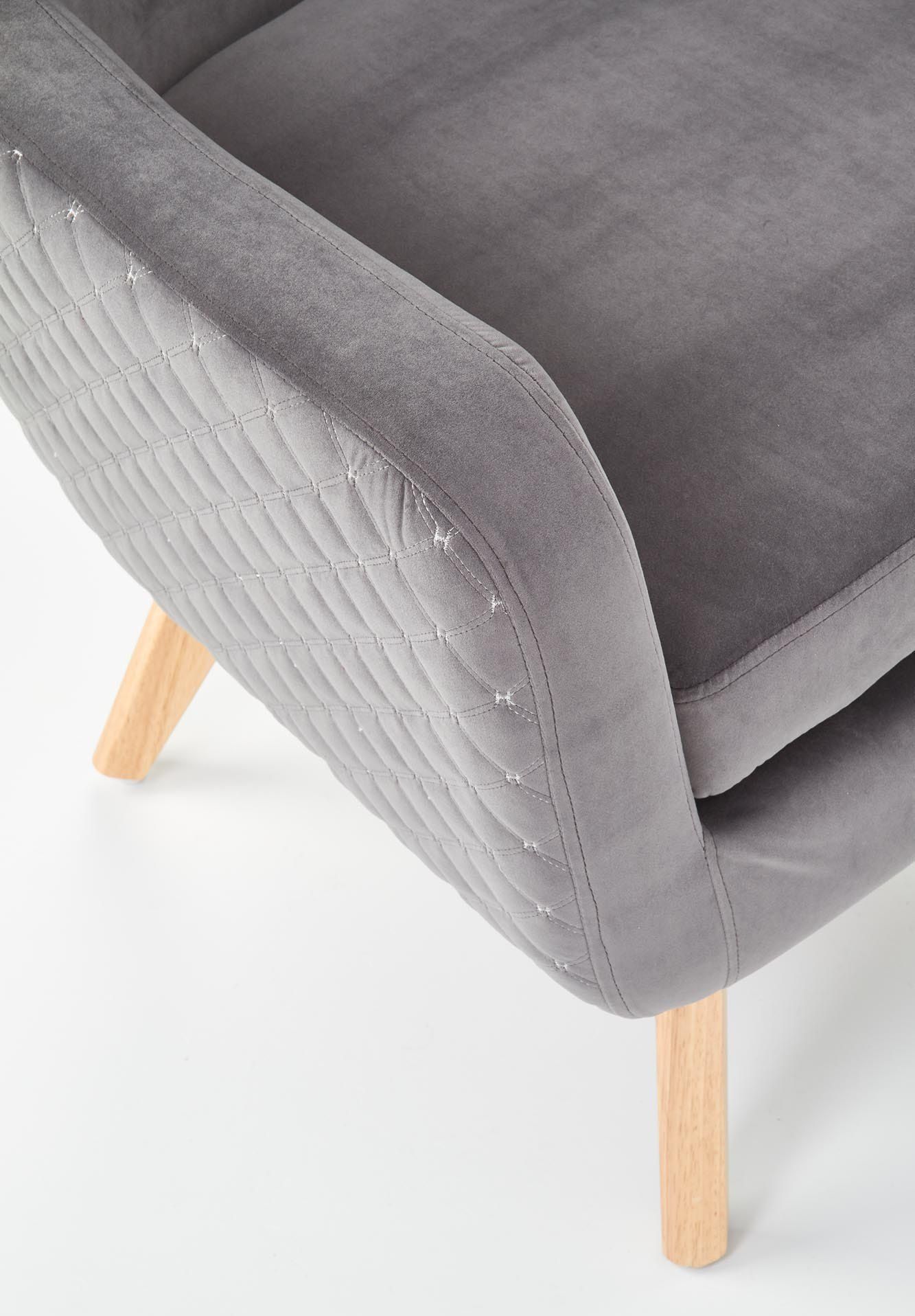 Кресло Halmar Marvel серый/черный, V-CH-MARVEL-FOT-POPIEL