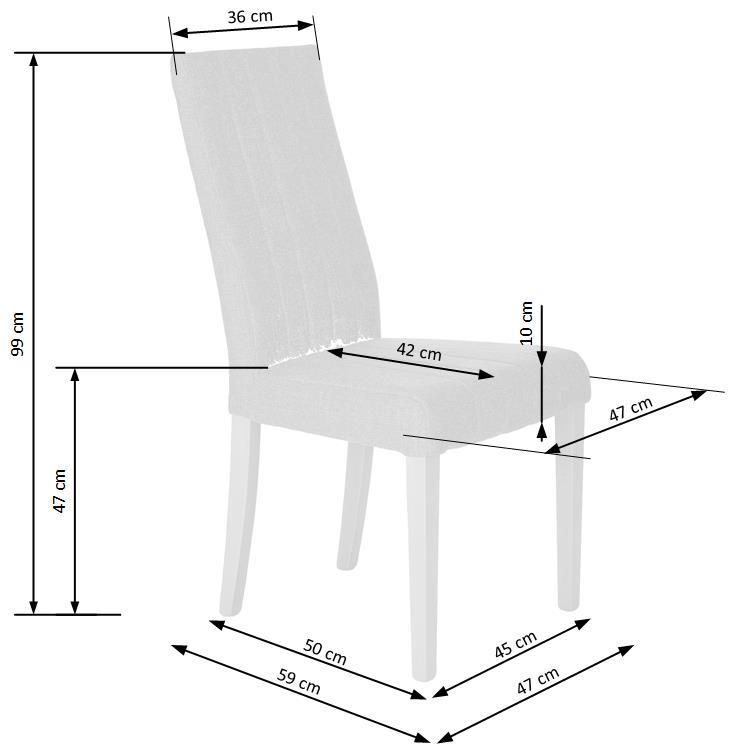 Стул кухонный Halmar Diego дуб медовый/inari 91, V-PL-N-DIEGO-D.MIODOWY-INARI91