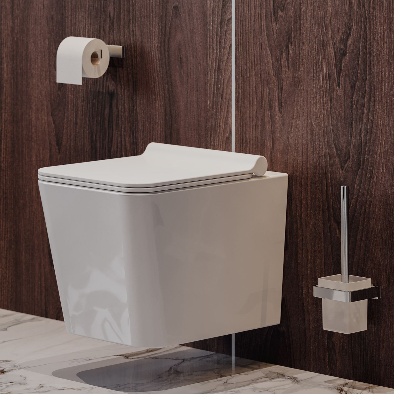 Держатель для туалетной бумаги Omnires Lugano, LU30510CR