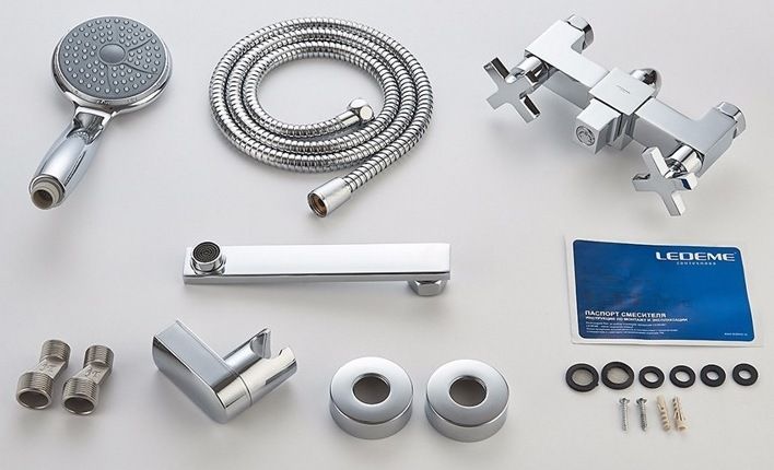 Смеситель для ванны Ledeme L3184