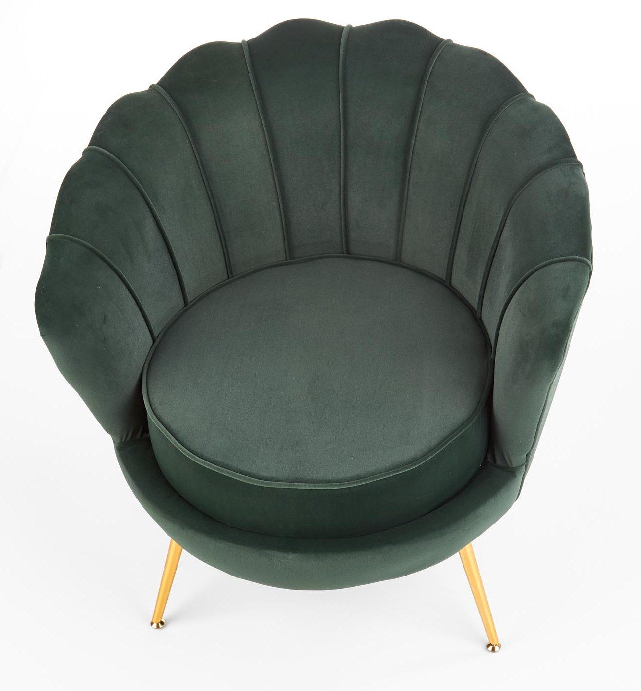 Кресло Halmar Amorinito темно-зеленый/золотой, V-CH-AMORINITO-FOT-C.ZIELONY