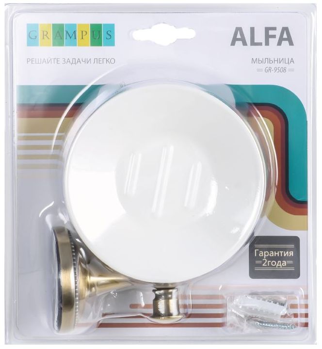 Мыльница керамика Grampus Alfa, GR-9508