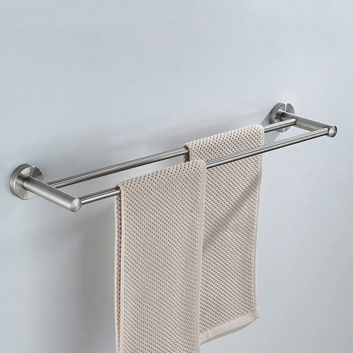 Полотенцедержатель двойной (сатин) Ledeme L71709