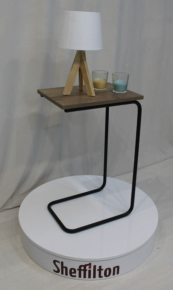 Столик журнальный Sheffilton SHT-CT9 дуб Галифакс табак/черный муар, 205156