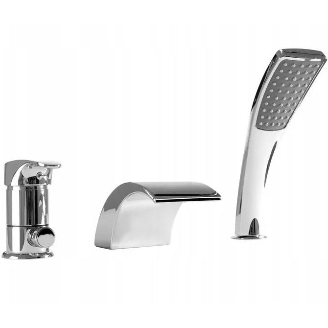 Смеситель для ванны Rea Riven Chrome, REA-B0457