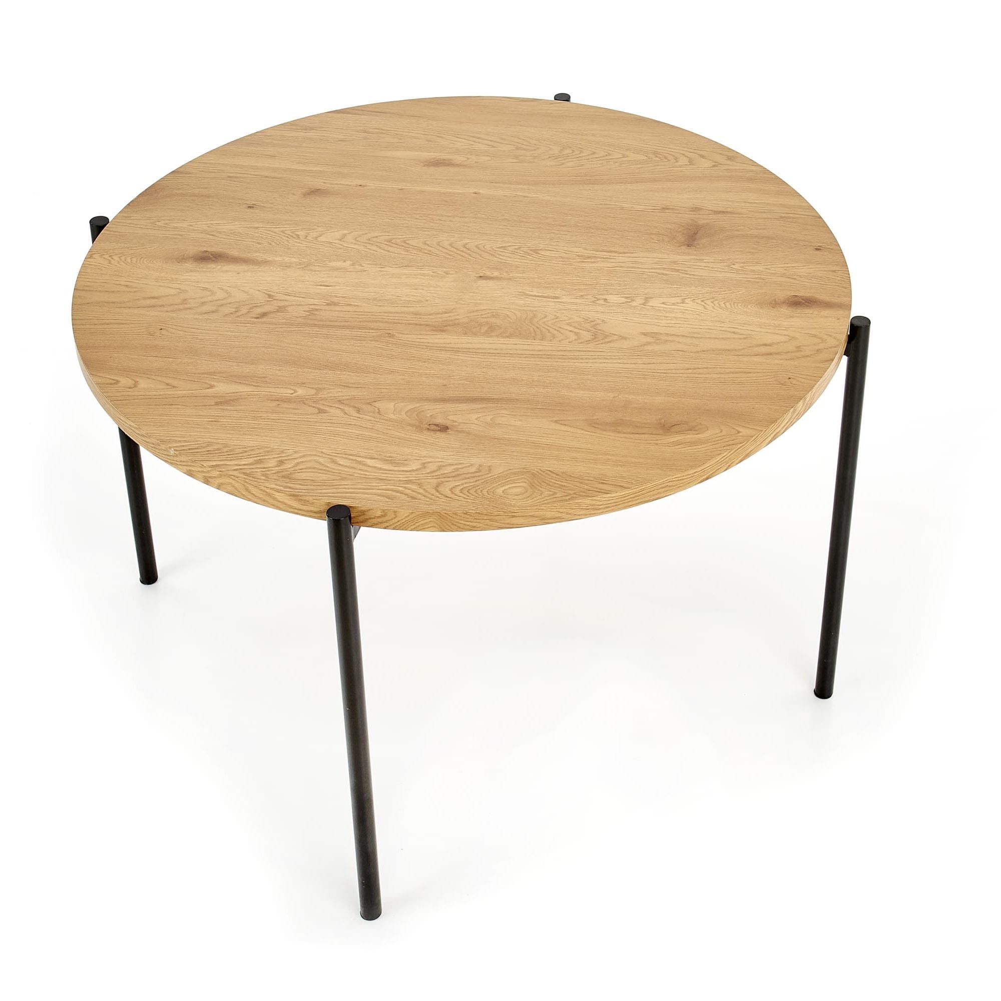 Стол обеденный Halmar Morgan дуб золотой, черный, V-CH-MORGAN-ST