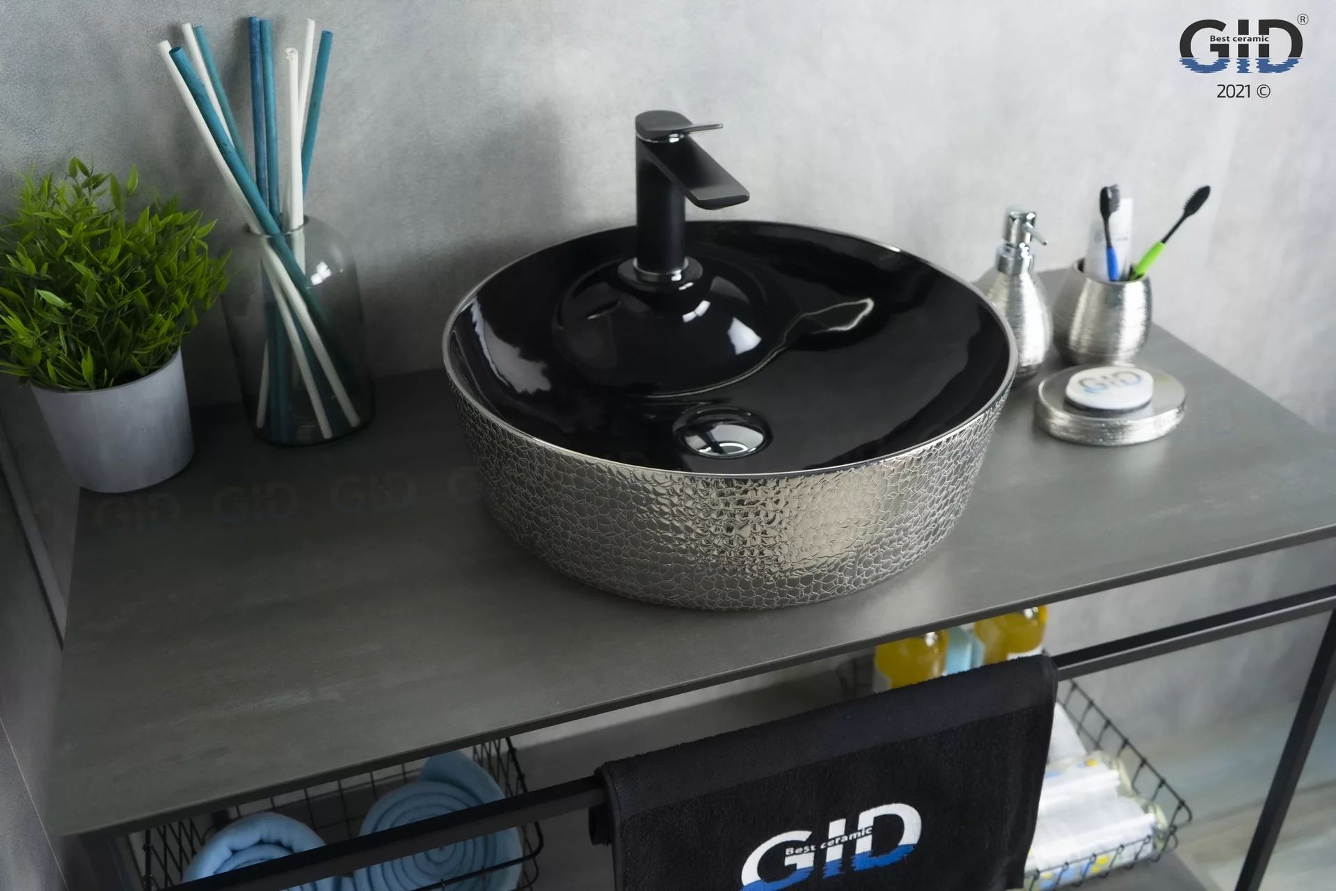 Умывальник Gid D1306H020 44x44, 53315