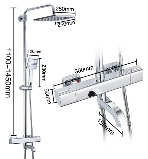 Душевая система Gappo G2491