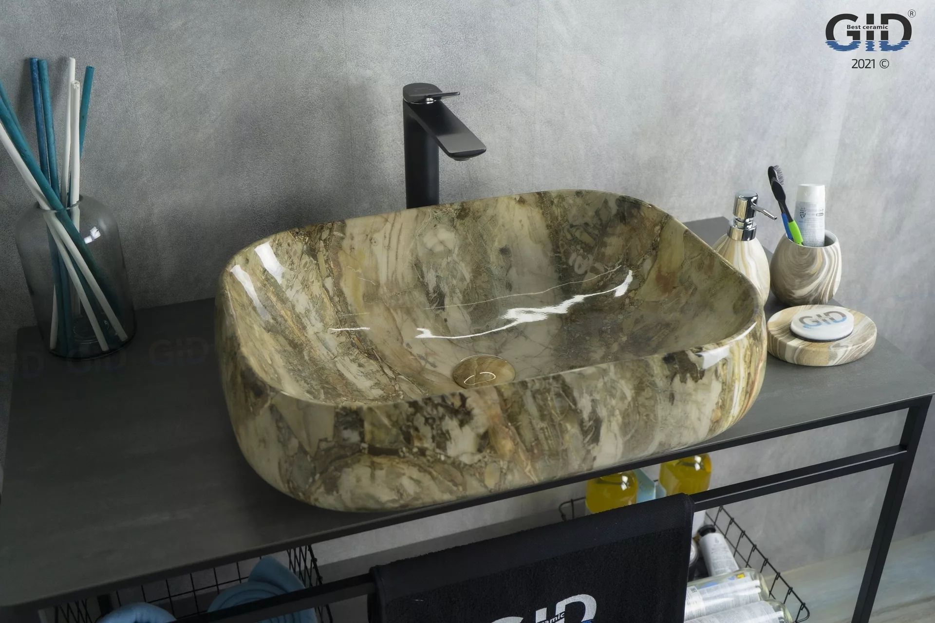 Умывальник Gid MNC186 56x42, 54423