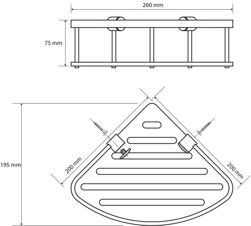 Угловая мыльница Bemeta Cytro, 146208376
