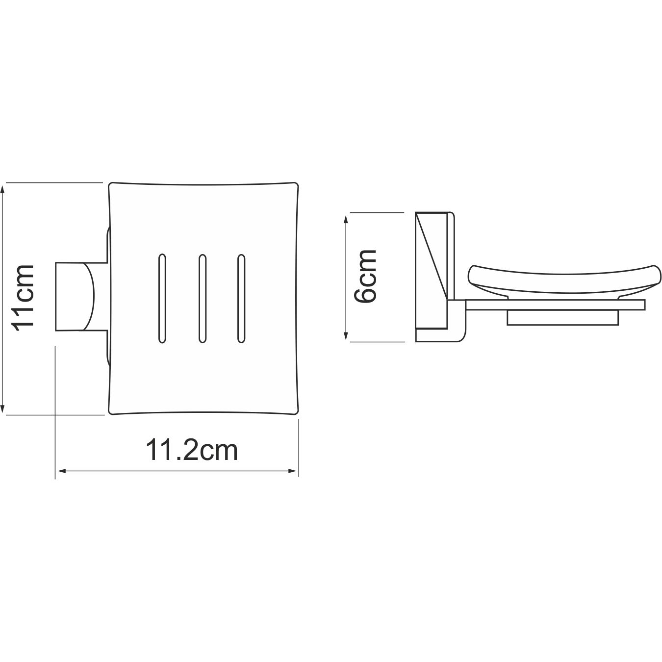 Мыльница WasserKRAFT Exter, K-5229