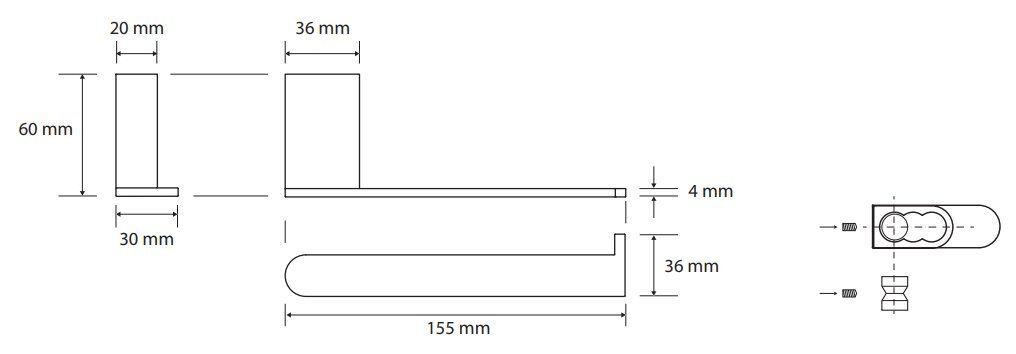 Держатель для туалетной бумаги Bemeta Galla, 108112030