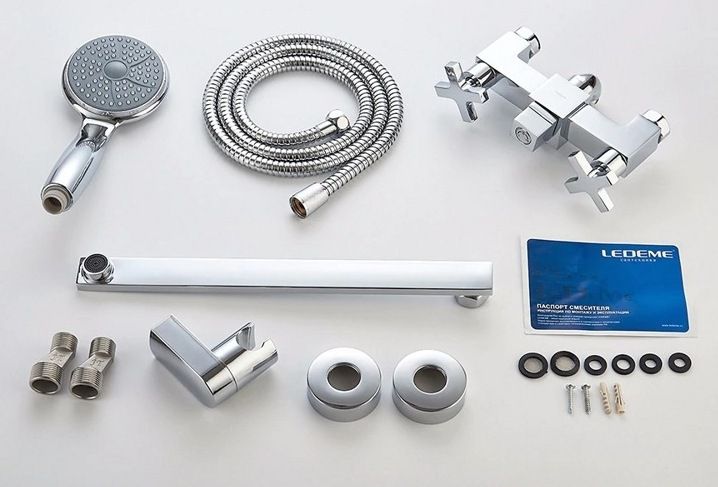 Смеситель для ванны Ledeme L2584