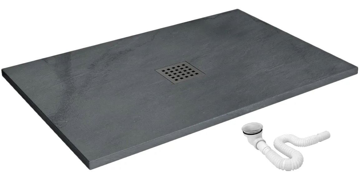 Поддон прямоугольный Rea Grey Rock