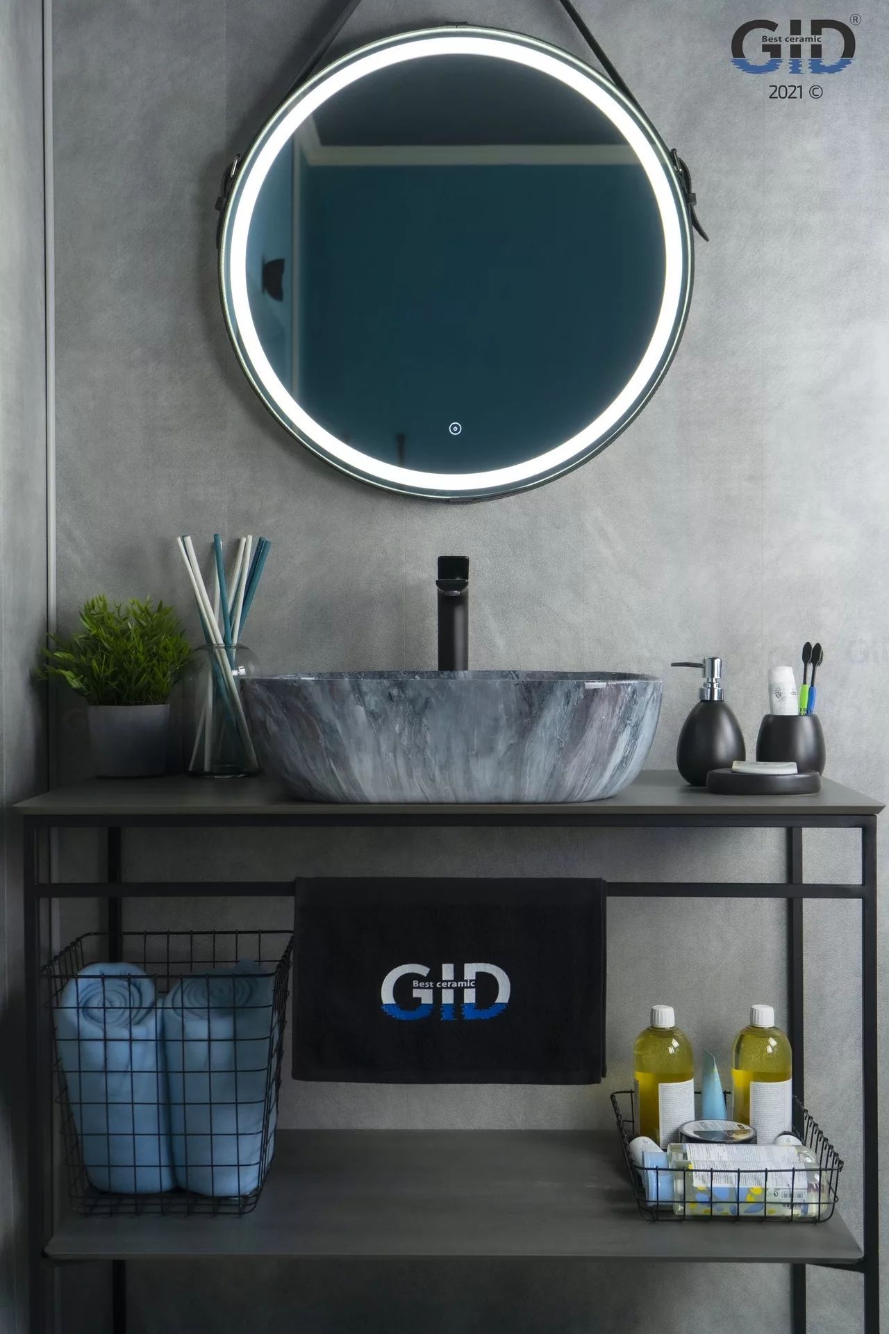 Умывальник Gid K397G124 50x40, 54401