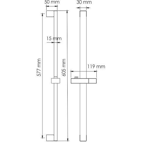 Стойка для душа WasserKRAFT, A123