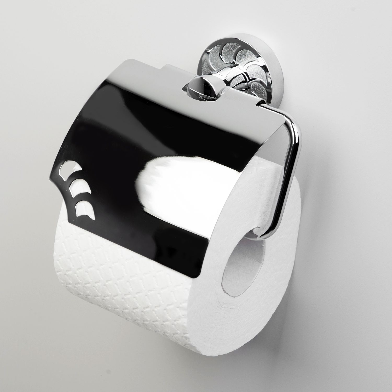 Держатель туалетной бумаги с крышкой WasserKRAFT Isen, K-4025