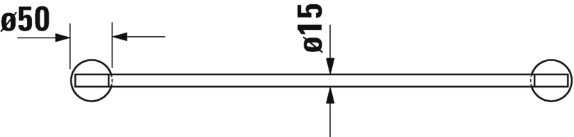 Полотенцедержатель Duravit Starck T 610, 0099421000