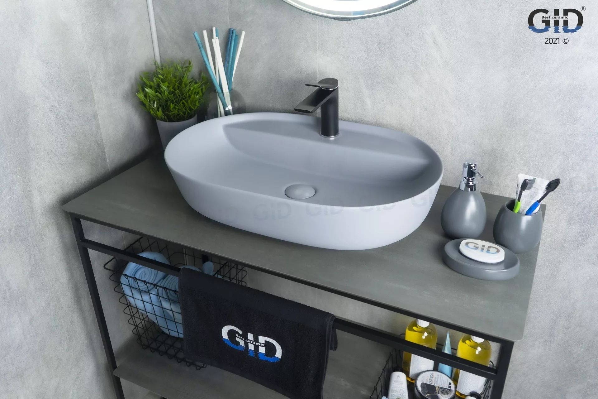 Умывальник Gid GM1346 61x41, 53341