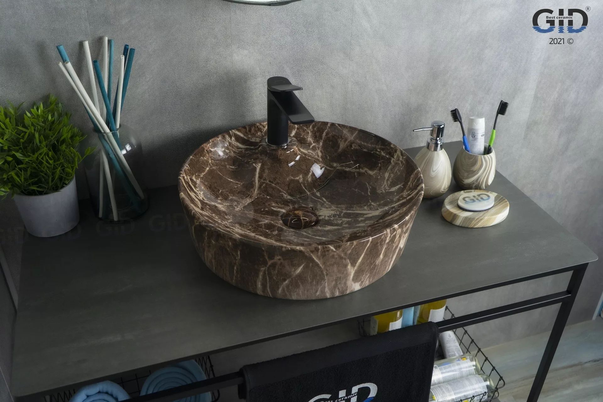 Умывальник Gid MNC536 44x44, 54445