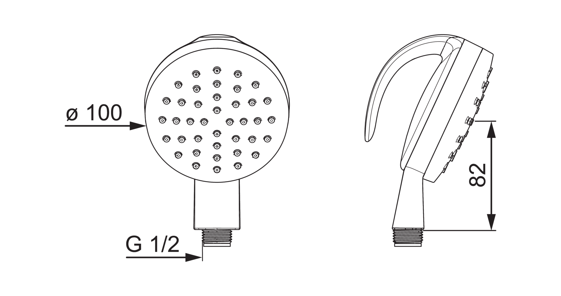 Ручной душ Oras Medipro Flex, 242055