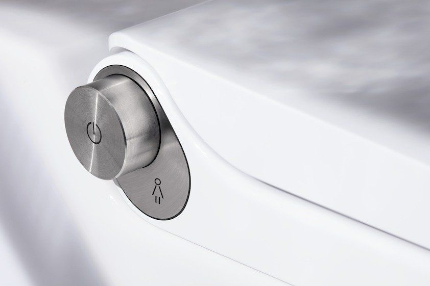 Подвесной унитаз-биде Laufen Cleanet Riva Rimless LCC, 8.2069.1.400.000.1