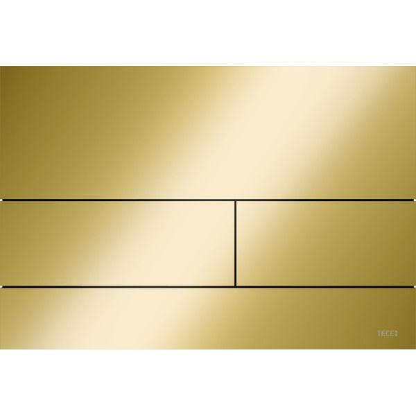 Металлическая кнопка смыва унитаза TECEsquare, глянец, позолоченный, 9240839