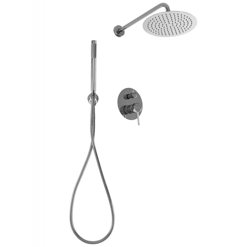 Душевая система встраиваемого монтажа Calani Nexos S Chrome, CAL-B0009