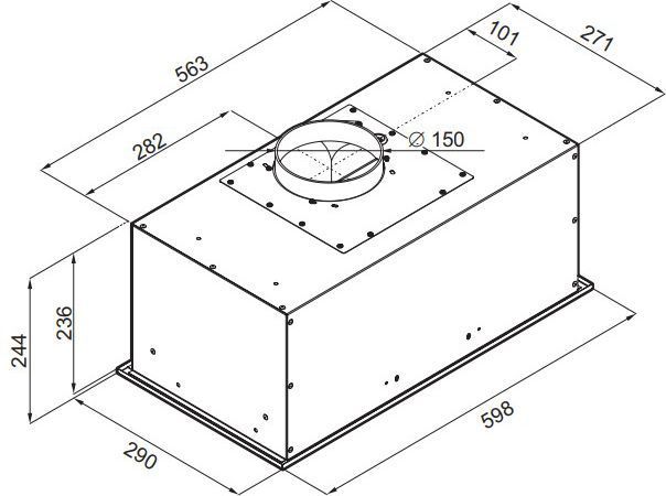 Кухонная вытяжка Maunfeld Crosby Power 60 белый