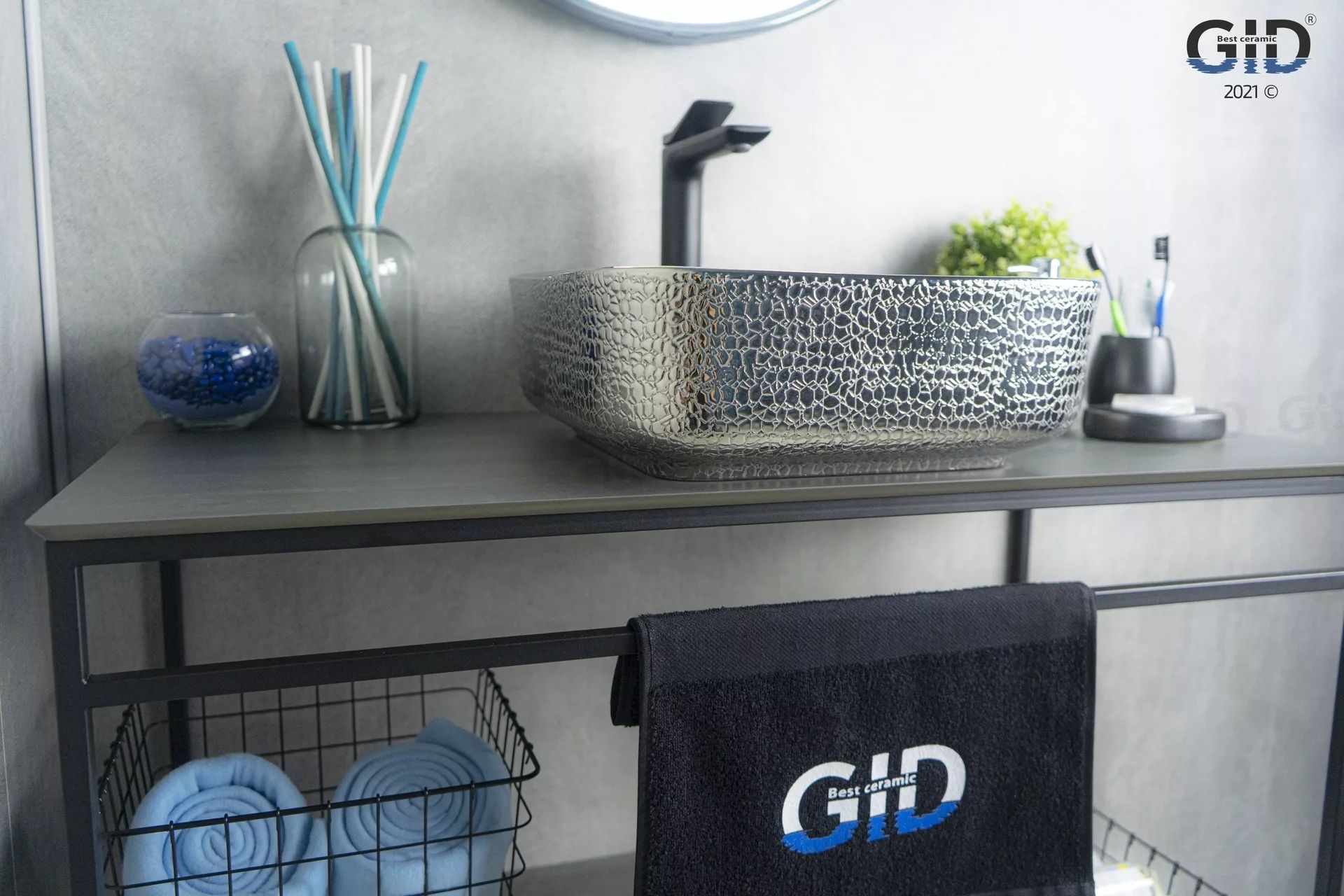 Умывальник Gid D1303H020 38.5x38.5, 53311