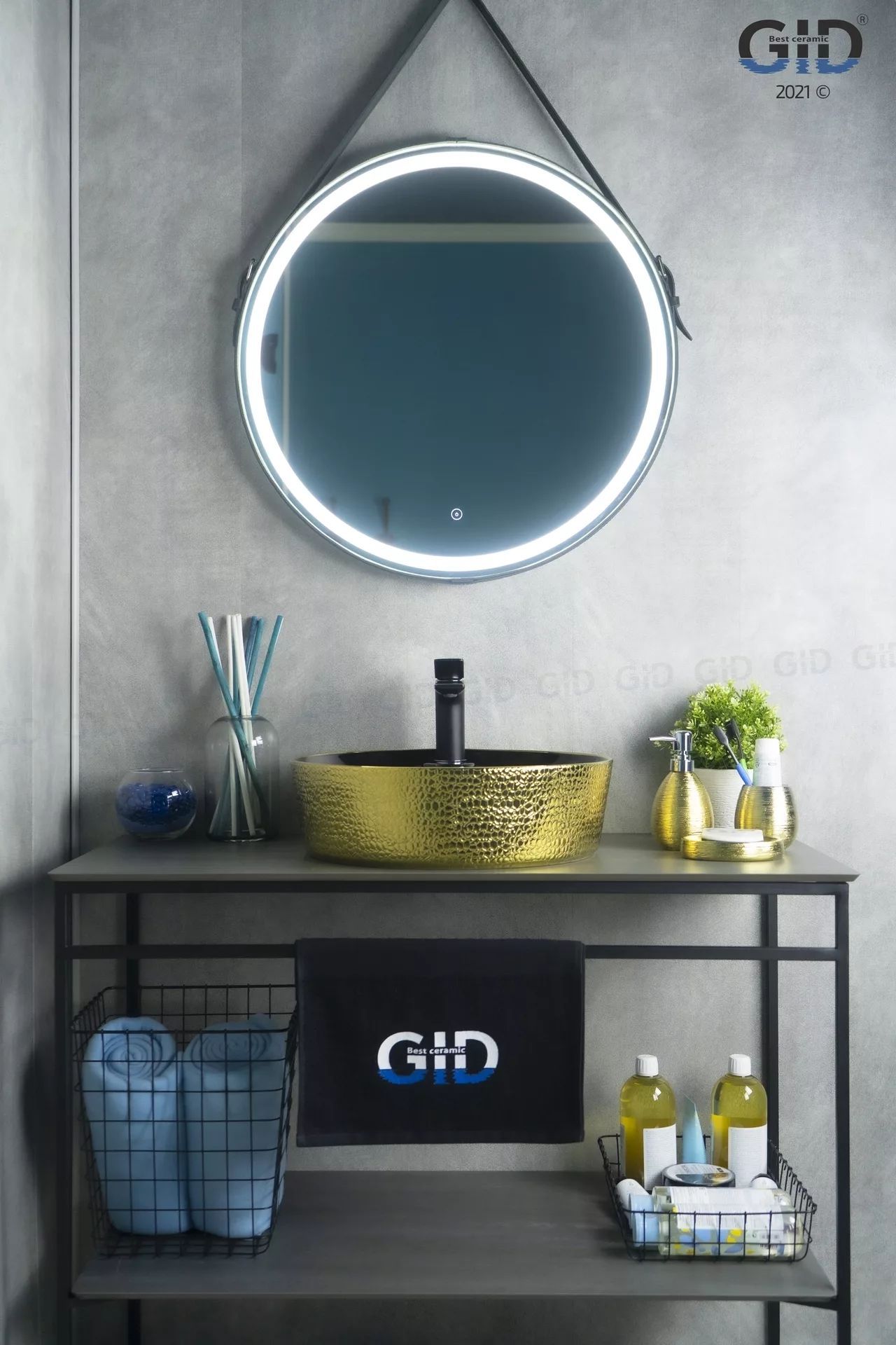 Умывальник Gid D1306H022 44x44, 53317