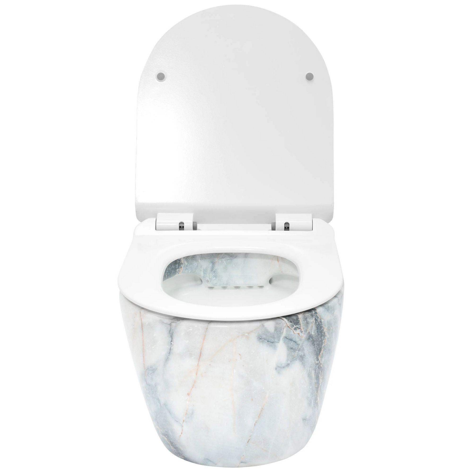 Унитаз подвесной Rea Carlos Duroplast Slim Granit Shiny, REA-C8002