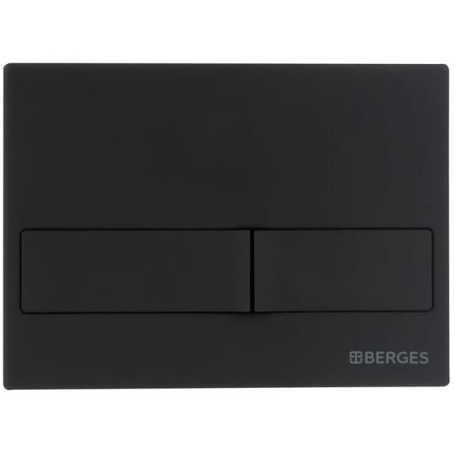Комплект Berges Novum, кнопка L5 Soft Touch черная, унитаз Gamma, сиденье Gamma, 042426