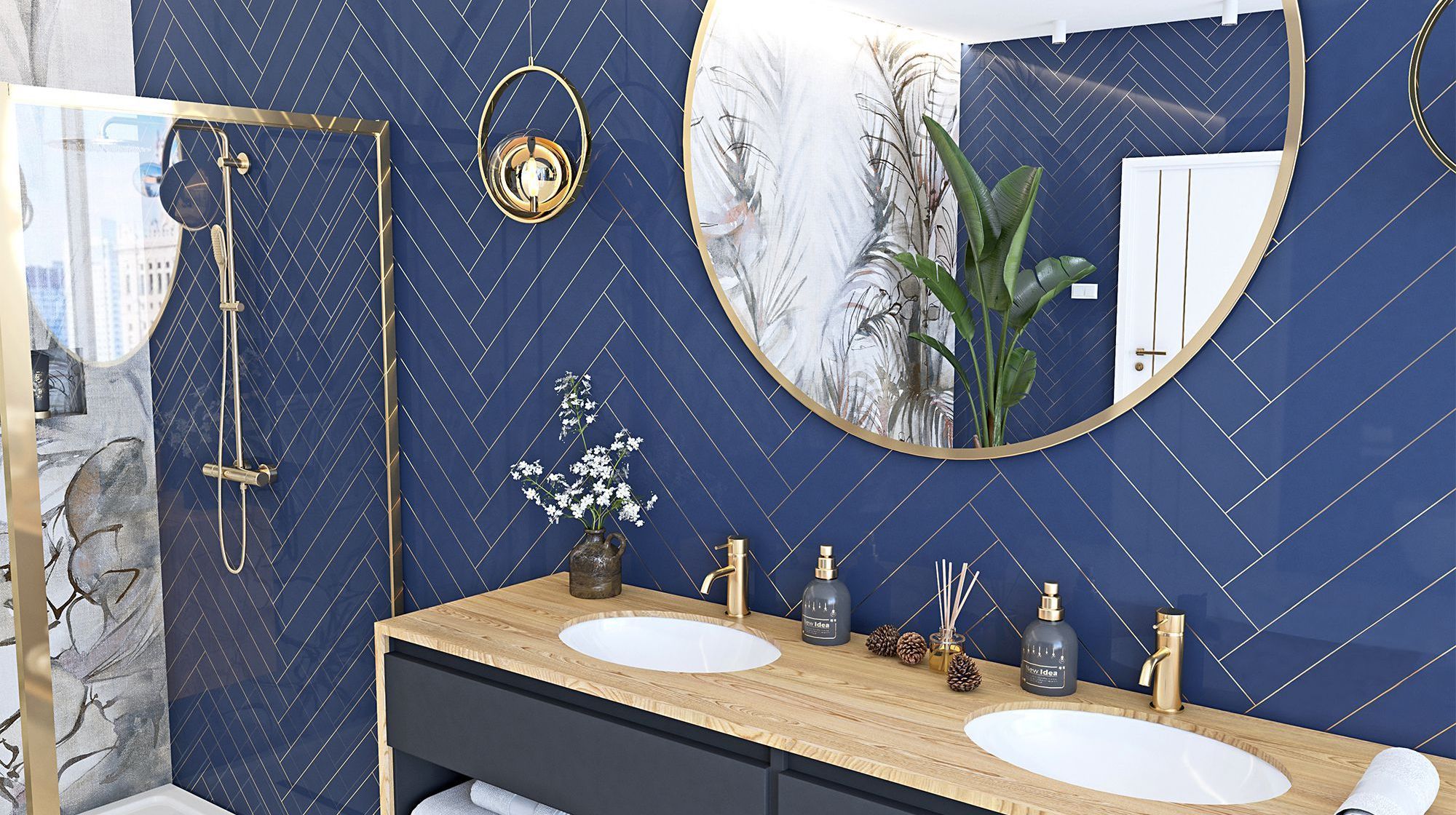 Умывальник Rea Nel White 47x29, REA-U6330