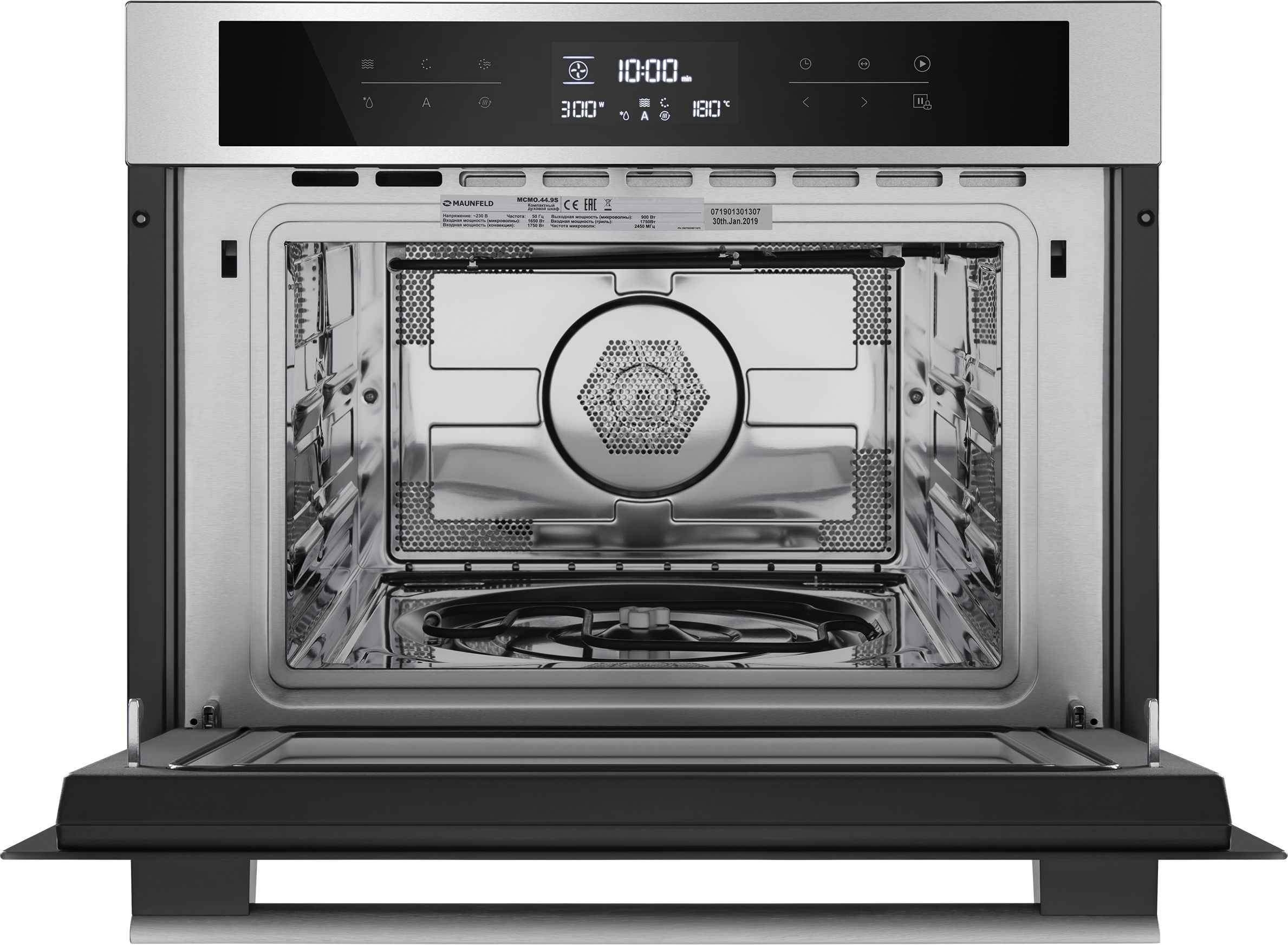 Шкаф духовой электрический с функцией СВЧ Maunfeld, MCMO.44.9S