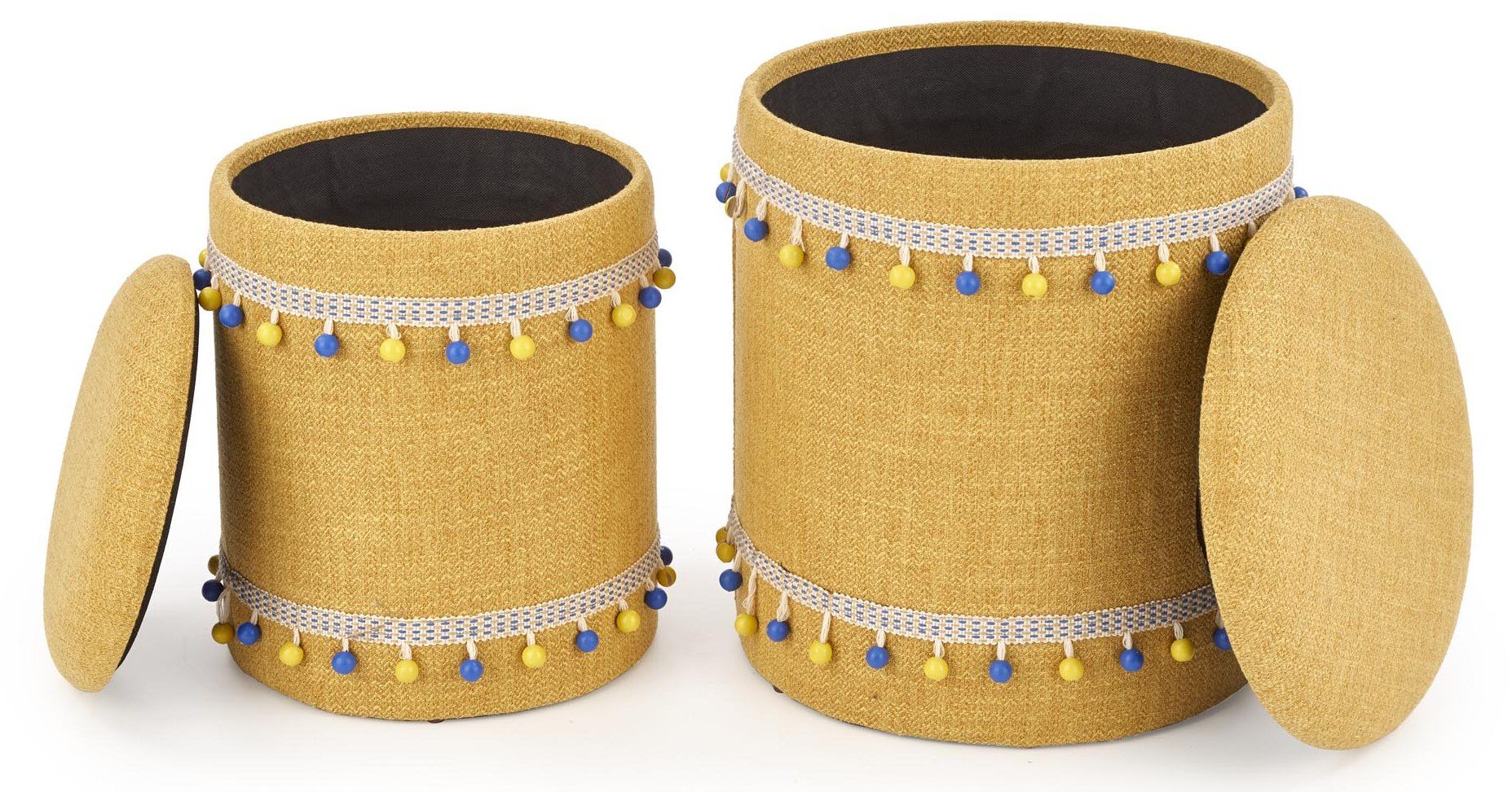 Комплект Halmar Grado (2 пуфа) желтый, V-CH-GRADO-PUFA-ZOLTY