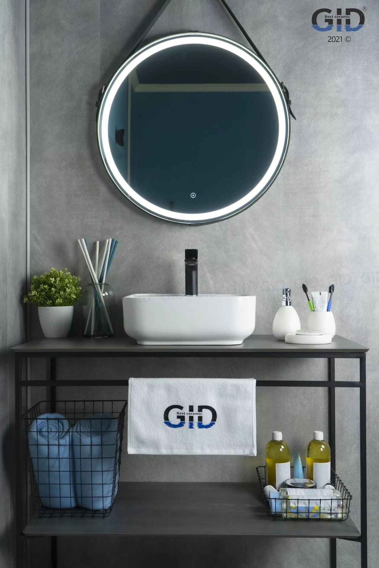 Умывальник Gid N9044 38.5x38.5, 51165