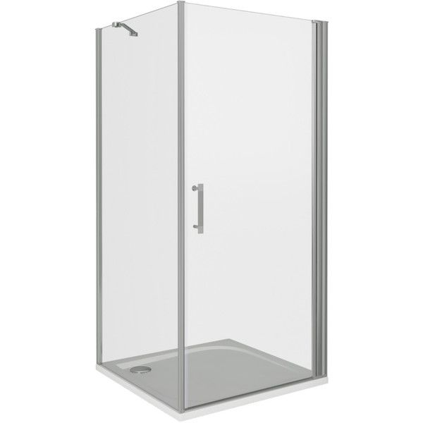 Душевой уголок Good Door Mokka DR+SP-90x90-C-WE