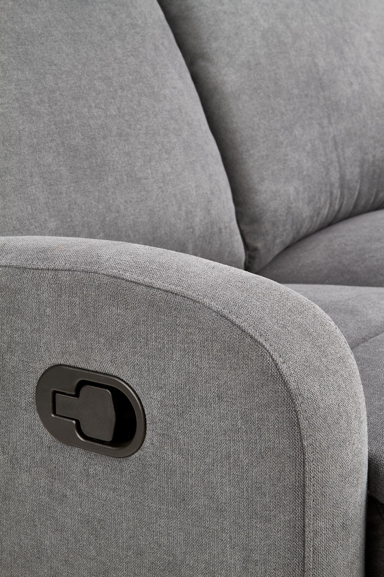 Диван Halmar Oslo 2S раскладной, темно-серый, V-CH-OSLO_2S-SOFA-C.POPIEL