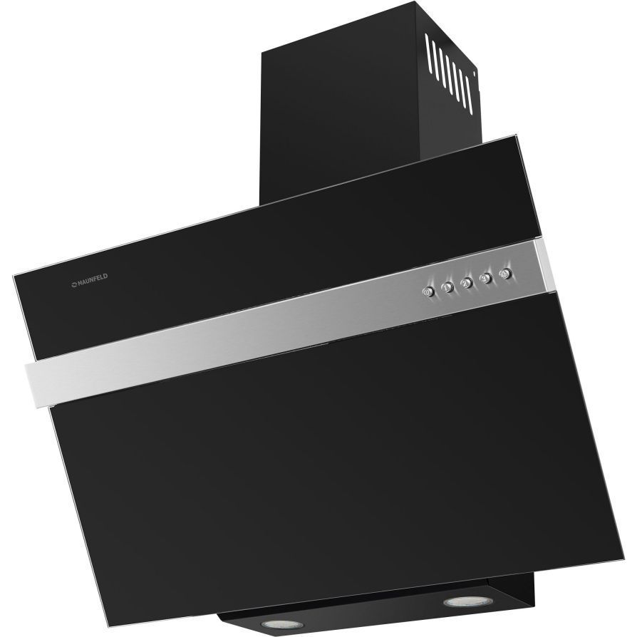 Кухонная вытяжка Maunfeld Bridge Line 50 черный/вставка сатин