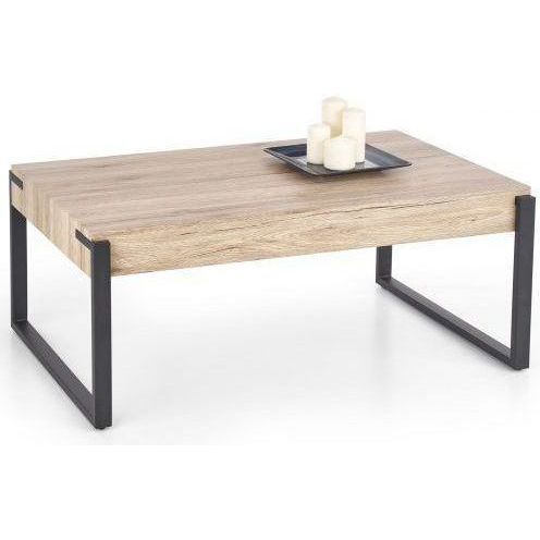 Стол журнальный Halmar Capri дуб сан ремо/черный, V-CH-CAPRI-LAW-DAB_SAN_REMO