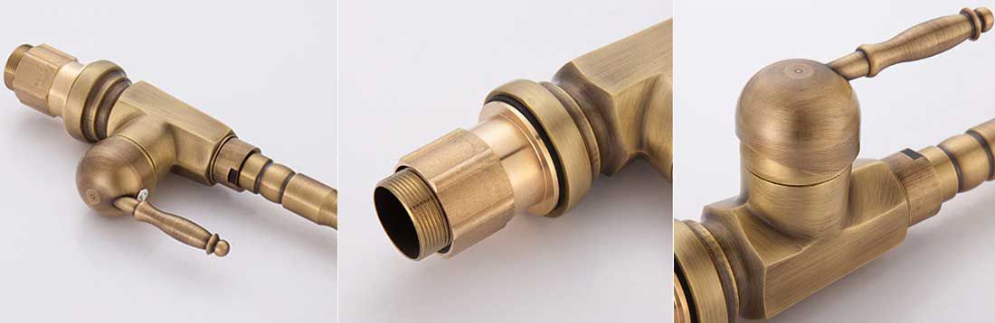 Смеситель для кухни Rea Bona Old Gold, REA-B2150