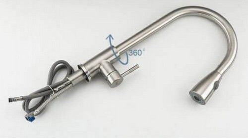 Смеситель для кухни с выдвижным изливом Frap F60899-1