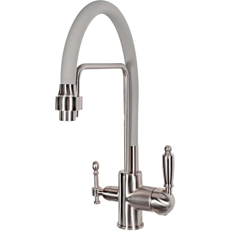 Смеситель для мойки Vivi Felice 1920 Satinao-Grigio