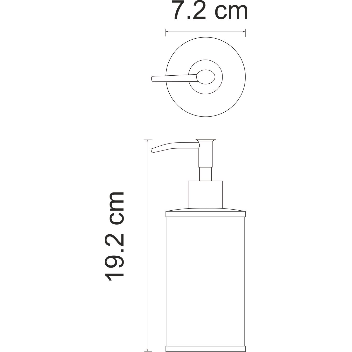 Дозатор для жидкого мыла WasserKRAFT Rossel, K-5799