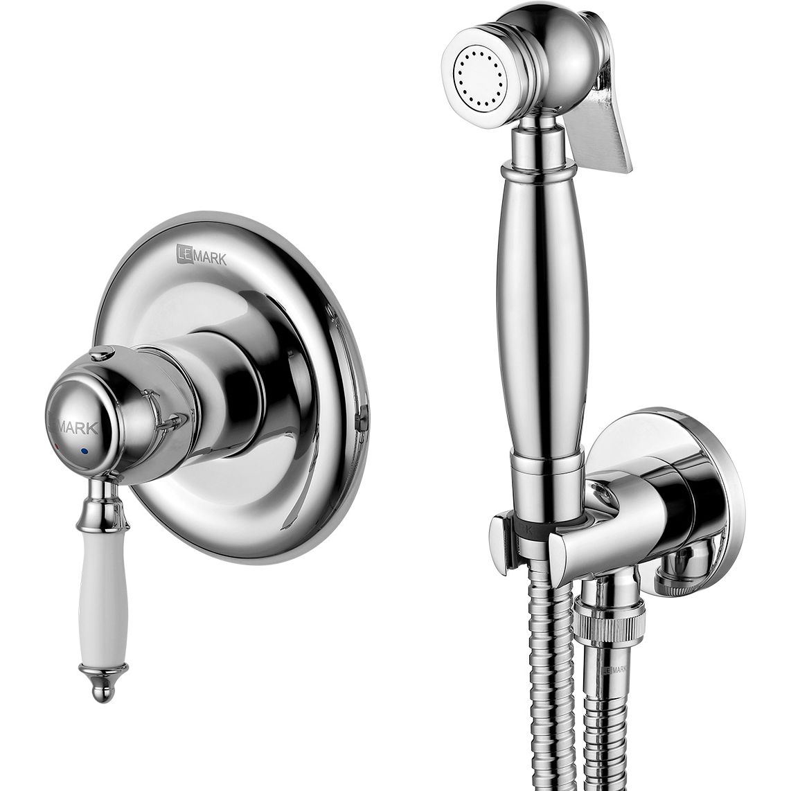 Смеситель с гигиеническим душем встраиваемый Lemark Villa, LM4819C